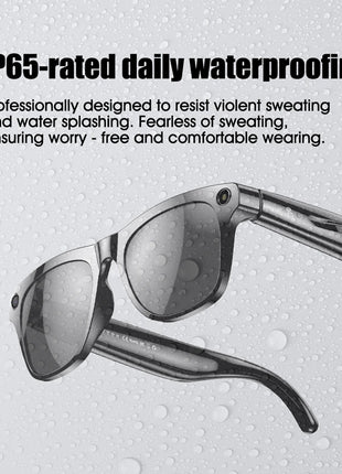 Xiaomi 4k Hd Ai Smart Glasses Camera Wearable Mini Camera Bluetooth Call Voice Assistant Control Smart Sports Camera Glasses - Riparo82