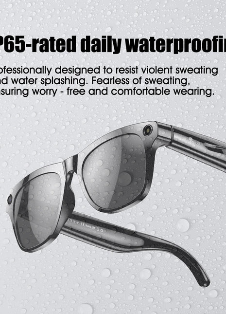 Xiaomi 4k Hd Ai Smart Glasses Camera Wearable Mini Camera Bluetooth Call Voice Assistant Control Smart Sports Camera Glasses - Riparo82