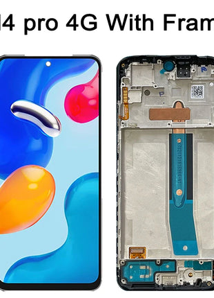 AMOLED da 6,43" per Xiaomi Poco M4 Pro LCD 2201117 PI PI 2201117 Pannello touch screen display PG MZB0B5VI per Xiaomi Poco M4 Pro 4G LCD - riparo82