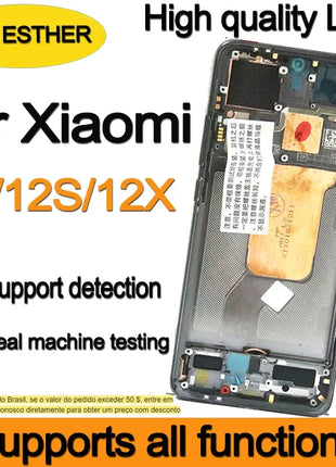 Sostituzione originale 120Hz AMOLED da 6,28'' per Xiaomi Mi 12 12X 12S Display LCD Touch Screen - riparo82