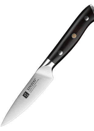 XINZUO Premium Modern 1-8PCS Din 1.4116 Stainless Steel Chef, Santoku, Utility & Paring Knife Set with Black - Riparo82