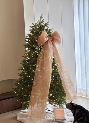 2025 Premium PE Albero di Natale Decorazioni natalizie di lusso per la casa Grande scintillante visualizzazione festosa Decorazione dell'atmosfera dell'albero di Natale