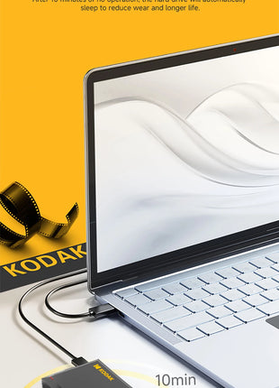 KODAK HDD da 2,5 pollici 1TB SSD portatile 2TB Disco rigido 5Gbps USB3.0 HDD ad alta velocità per PS5 PS4 Laptop Desktop