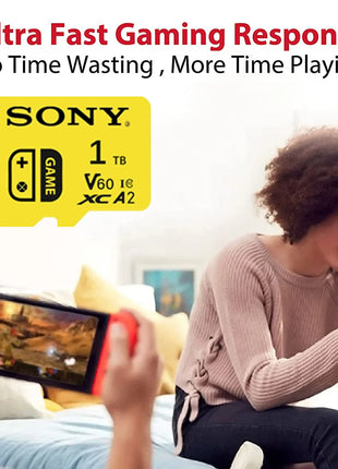 SONY Scheda TF ad alta velocità Memorie Micro Sd A2 V60 U3 Scheda Micro Sd 2TB 1TB 512GB 256GB 128GB per telefono Drone Monitor