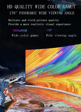 49 - 24 Inch Frameless Curved Screen 144HZ PC Computer  For Home Gaming Inbuild Mic Lcd Screens - Riparo82