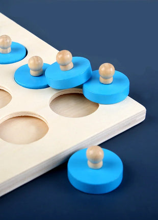 Gioco di scacchi di memoria Montessori 3D puzzle di legno bordo logica giocattolo interazione apprendimento precoce giocattoli educativi per bambini bambini mini - riparo82