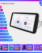 10.33'' Wireless Carplay Android 13 Universal Car Radio Support 4G WIFI DSP BT 1 Din Car Multimedia GPS Intelligent Autoradio