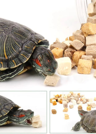 BESSN Freeze-Dried Turtle Food 300g | Brazilian/Caiman/Reeves' Turtle Formula with Shrimp & Meat Pellets | for Juvenile Turtles - Riparo82