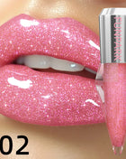 8 Color Glitter Shimmer Lip Gloss Moisturizing Lip Tinted Fuller Lip Effect Diamond Liquid Lipstick Makeup Sexy Lip Care Gifts - Riparo82