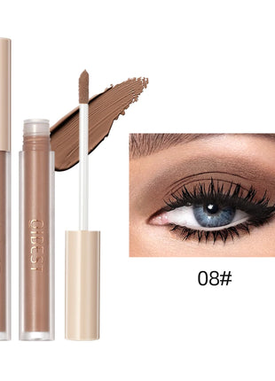 24 Colors Matte Liquid Eyeshadow Cream Nude Eye Makeup Long Lasting Eye Shdaow Stick Blush Purple Green Blue Red Contour Shadow - Riparo82