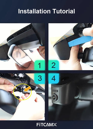 Dash Camera for 2019-2026 Audi A1 A3 A4 A5 A6 A7 A8 Q2 Q3 Q5 Q7 Q8 RS S S5 S8 SQ5 SQ8 TT, FITCAMX Car Camera 4K - Riparo82