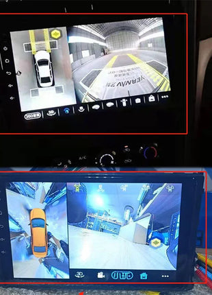 Car 360 Camera 1080p 3D WDR Surround View system 4 Channel DVR Recorder Car Surveillance System AccessoriesAndroid built-in360 - Riparo82