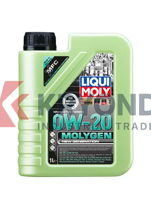 Liqui Moly 0W 20 Molygen Olio motore completamente sintetico Lubrificante motore ad alte prestazioni per auto camion e veicoli ibridi