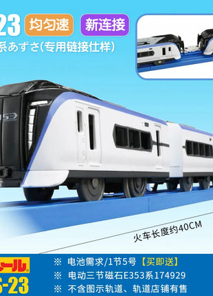 TAKARA TOMY Pule Road Road S serie treno a motore ferroviario ad alta velocità Shinkansen treno elettrico giocattolo per ragazzi, regalo di festa per bambini - riparo82