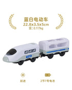 Set di treni elettrici Giocattoli Modello di treno Auto elettrica adatta per ferrovia in legno Pista del treno in legno Regalo di Natale per bambini