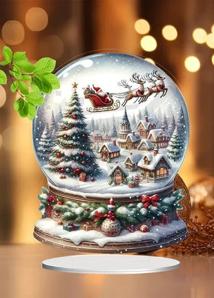 Supporto in acrilico Artigianato personalizzato Festa della mamma Festa del papà Regalo di Natale di Halloween - riparo82