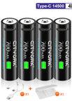 4Pcs batteries