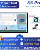 11.5 inch Car Radio GPS Androidauto Carplay For Tesla style For Nissan Hyundai KIA Toyota Honda Multimedia Player For 9/10 inch - Riparo82