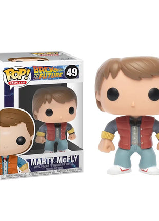 Funko Pop Film Ritorno al futuro Marty McFly # 245 # 49 Action Figure in vinile Bambole Regali per bambole per bambini