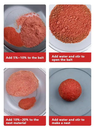 Flavours Boillie additive Fishmeal Fish Buster Carp Killer Fishing Bloodworm Powder Red worm Fishing Attractant Bait - Riparo82