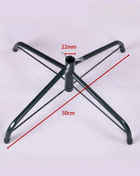 Base per supporto per albero di Natale in metallo Robusta base rotante per albero di Natale artificiale Gambe per supporto per albero di Natale - riparo82