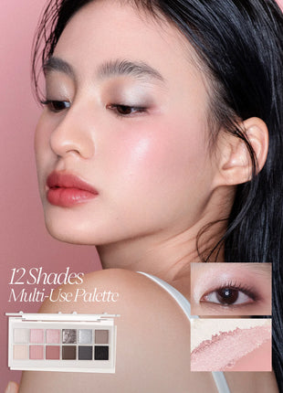 JOOCYEE New 12 Shades Eeyeshadow Palette The World is My Oyster Collection Waterproof Long Lasting - Riparo82