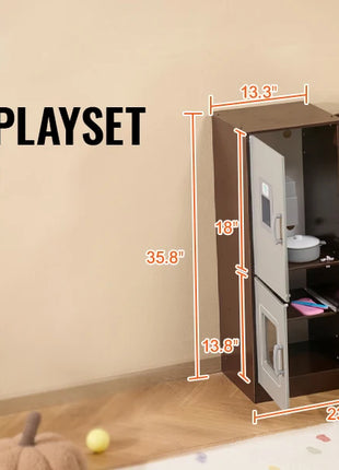 SucceBuy Play KitchenToys Set Accessori per utensili da cucina per bambini con macchina per il ghiaccio per giocattoli per bambini Regali di compleanno per ragazze in età prescolare - riparo82