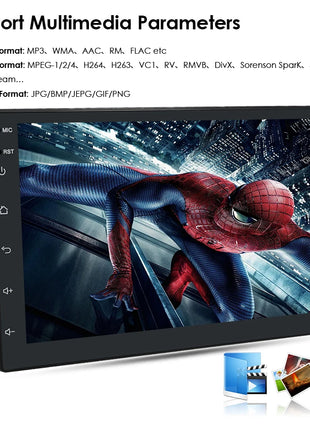 2G+32G 7 Inch Autoradio Carplay 1 Din Android Auto Car Radio GPS for Universal Stereo Multimedia Player Navigation Head Unit RDS - Riparo82