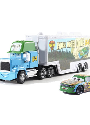 Auto 2 Mack Truck Pixar auto da corsa Lightning McQueen Jackson Storm mini Car 1 3 collezione Pressofuso Giocattolo in metallo Regalo per il regalo del capretto - riparo82