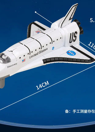 Lega Space Shuttle Shuttle Simulazione Modello di aviazione Giocattolo per bambini Decorazione Display Regalo - riparo82