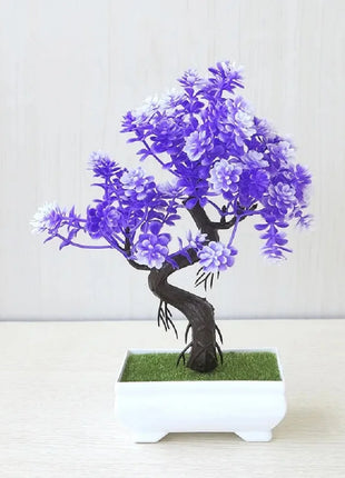 Artificial Plants Decoration Potted Bonsai Small Tree Pot Fake Plant Potted zen garden Ornaments Table Home Room Decoration