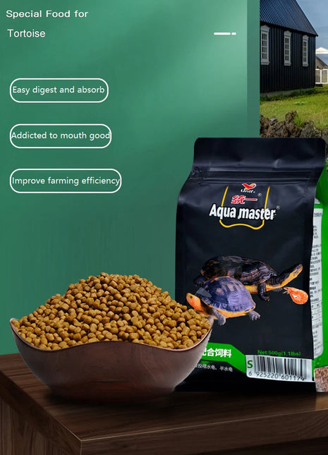 105g General Turtle Food Brazilian Turtle Feed Grass Turtle Young Turtle Food Small Particles Hair Color Yellow Edge Snapping - Riparo82