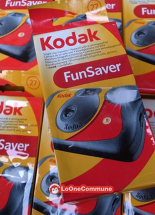 Fotocamera classica originale Kodak FunSaver/Daylight monomodale con flash Fotocamere monouso a pellicola punto e punti 27 fogli 39 fogli