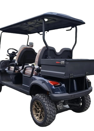 Energy Saving Effect of Manufacturer's 4+2 Seat Electric off-Road Vehicle, Four-Wheel Golf Cart    Truck with a trailer attached - Riparo82