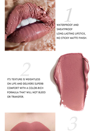 HANDAIYAN 12-Color Velvet Matte Lip Gloss Set - Liquid Lipstick Gift Box Set, Non-Sticky Lip Gloss - Riparo82