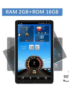 Universal 2 Din Tesla Autoradio 2 din Android 14 Rotatable screen Car Stereo Car Radio GPS Navi Car Multimedia Player 10.1 in - Riparo82