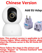 New xiaomiI Smart Camera 4 Dual-band Wi-Fi 68MP 4K HDR AI Tracking,Night VisionTwo-Way Audio,Home Security Baby Monitor CCTV CN - Riparo82