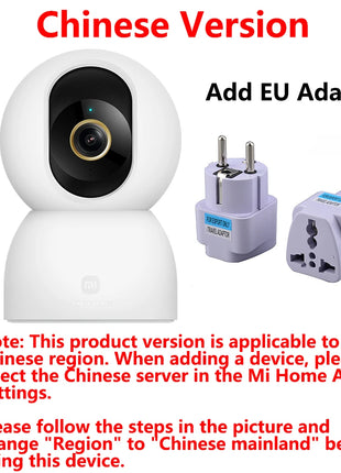 New xiaomiI Smart Camera 4 Dual-band Wi-Fi 68MP 4K HDR AI Tracking,Night VisionTwo-Way Audio,Home Security Baby Monitor CCTV CN - Riparo82