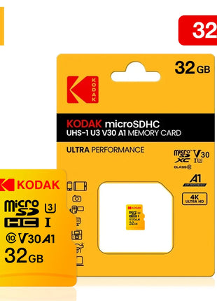 Kodak Micro SD Card Mini SD Class10 32GB 64GB 128GB 256GB scrittura ad alta velocità Super compatibilità fotocamera del telefono scheda meomary
