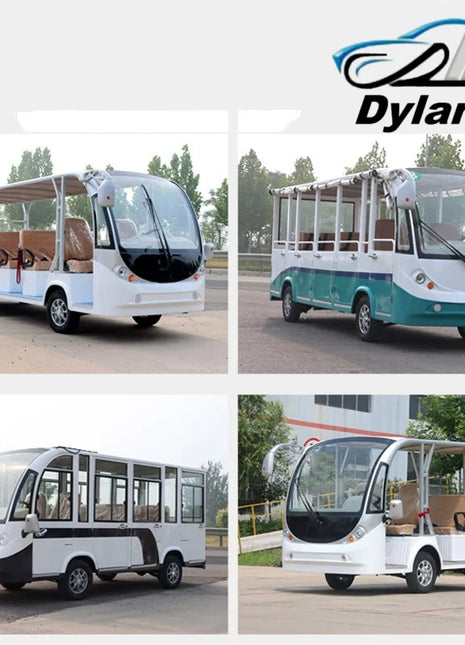 Manufacturers Wholesale 14-23 Seat Convertible Tourist Coach Golf Cart Electric Sightseeing Car City Bus - Riparo82
