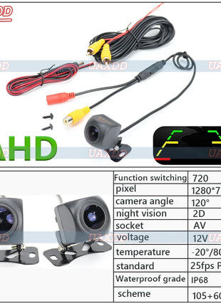 1080P Car Rear View Camera 170° Wide Angle Adjustable Anti-Interference Night Vision Waterproof Auto Parking Backup Camera New - Riparo82
