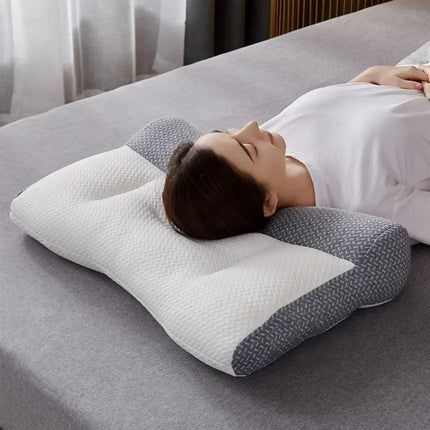 Super Ergonomic Pillow Orthopedic All Sleeping Positions Cervical Contour Pillow Neck Pillow For Neck And Shoulder Pain Relief