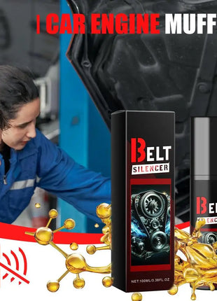 Belt Noise Spray 100ml Belt Noise Lubrication Protection Spray Spray-On Dressing Noise Lubrication Protection Friction Reducer - Riparo82