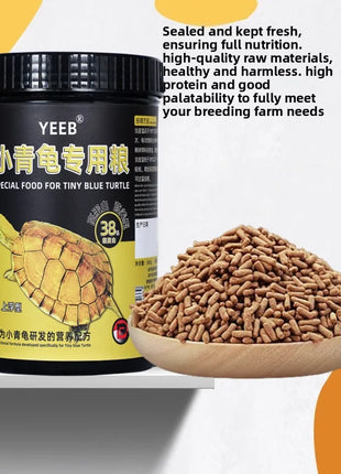 yeeb Semi-Aquatic Turtle Food - Color Enhancing Diet for Golden Thread, Three-Keeled & Stone Turtles - Riparo82