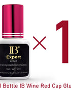 IBeauty Expert Glue For False Eyelashes Extensions Supplies Adhesive Wine Red Cap 5ml Korea Original Makeup Tools Lava Lash - Riparo82