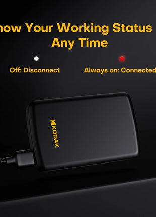 KODAK HDD Disco rigido esterno portatile da 2,5" 500 GB/1 TB USB 3.0 Archiviazione da gioco da 5 Gbps compatibile per PC, Mac, PS4, desktop, MacBook