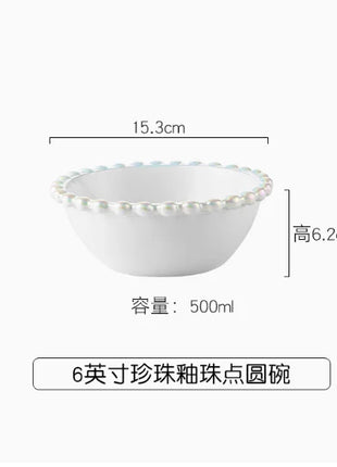 Nuovo piatto in ceramica con bordo dorato nordico, piatto in ceramica, leggero, di lusso, per riporre gioielli, piatto per torta, piatto per colazione a casa, a forma di cuore - riparo82