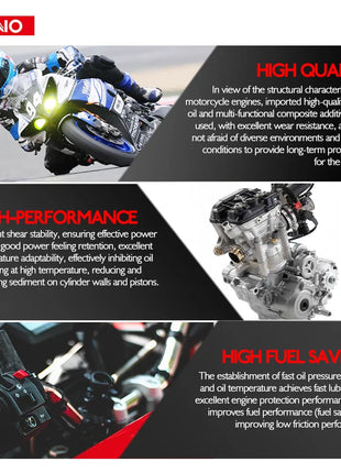 Olio moto SANVO 10w40 SG 1.2L per motore