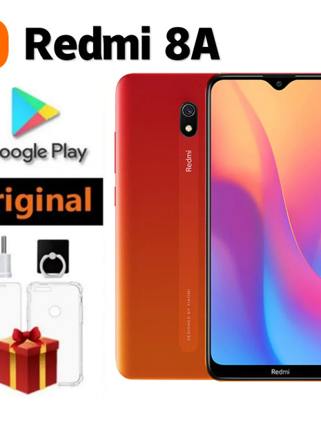 Original Xiaomi Redmi 8A Mobile Phone 4GB 64GB Battery 5000mAh Snapdargon 439 12MP Camera 4G Smartphome - Riparo82