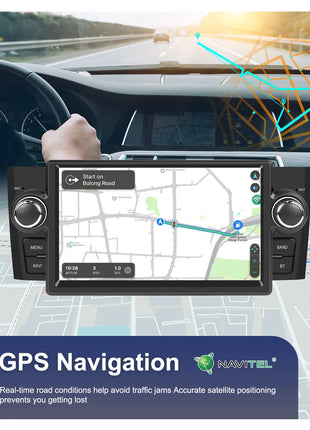 Podofo 7" Car Radio Wireless CarPlay Android Radio For FIAT Punto 2005-20009/Linea 2007-2011 Multimedia GPS FM WIFI BT Autoradio - Riparo82